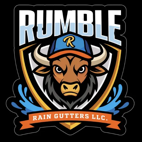 Rumble Rain Gutters logo